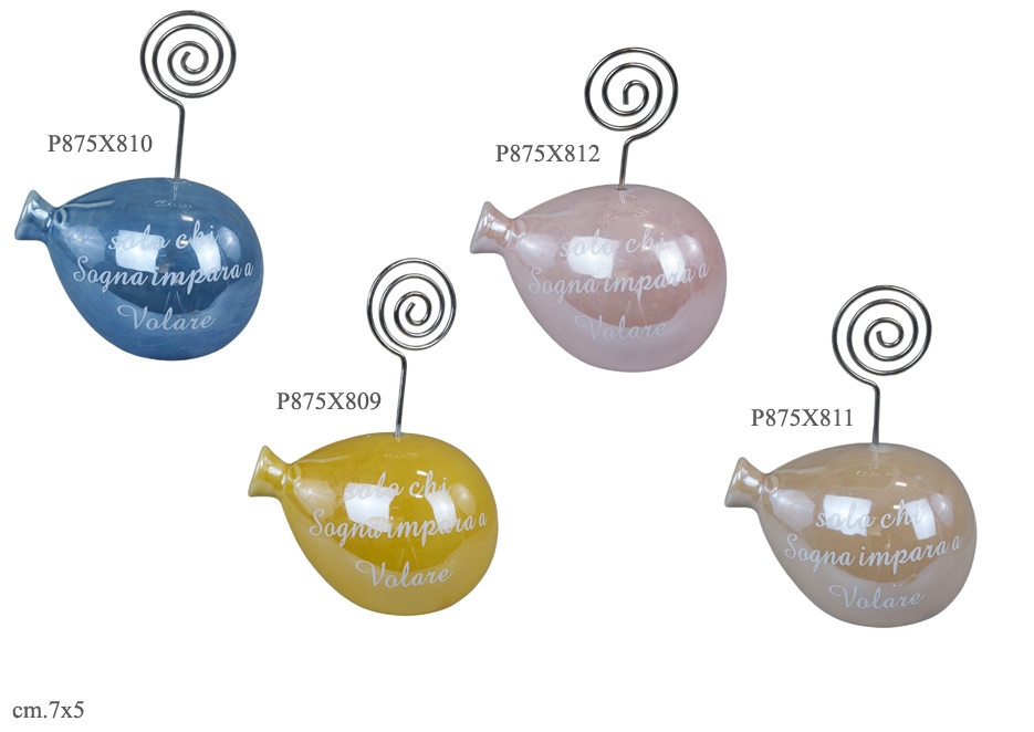 Bomboniera clip palloncino