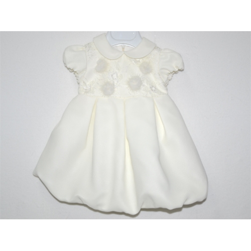 Vestito da battesimo stella panna con giacca Vestito da battesimo stella panna con giacca