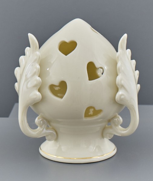 Bomboniera pomo traforato cuori con led piccolo