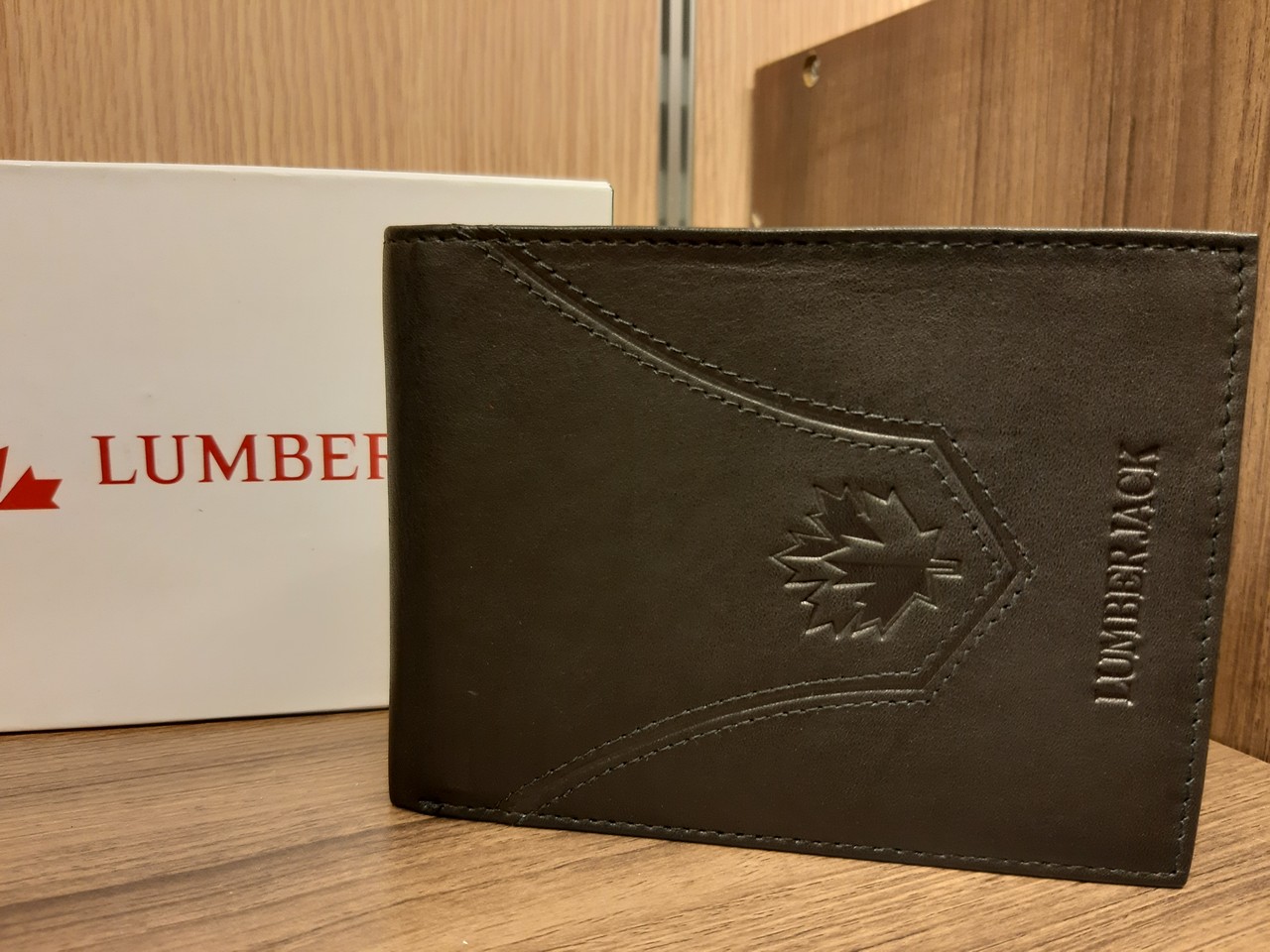 portafogli lumberjack nero