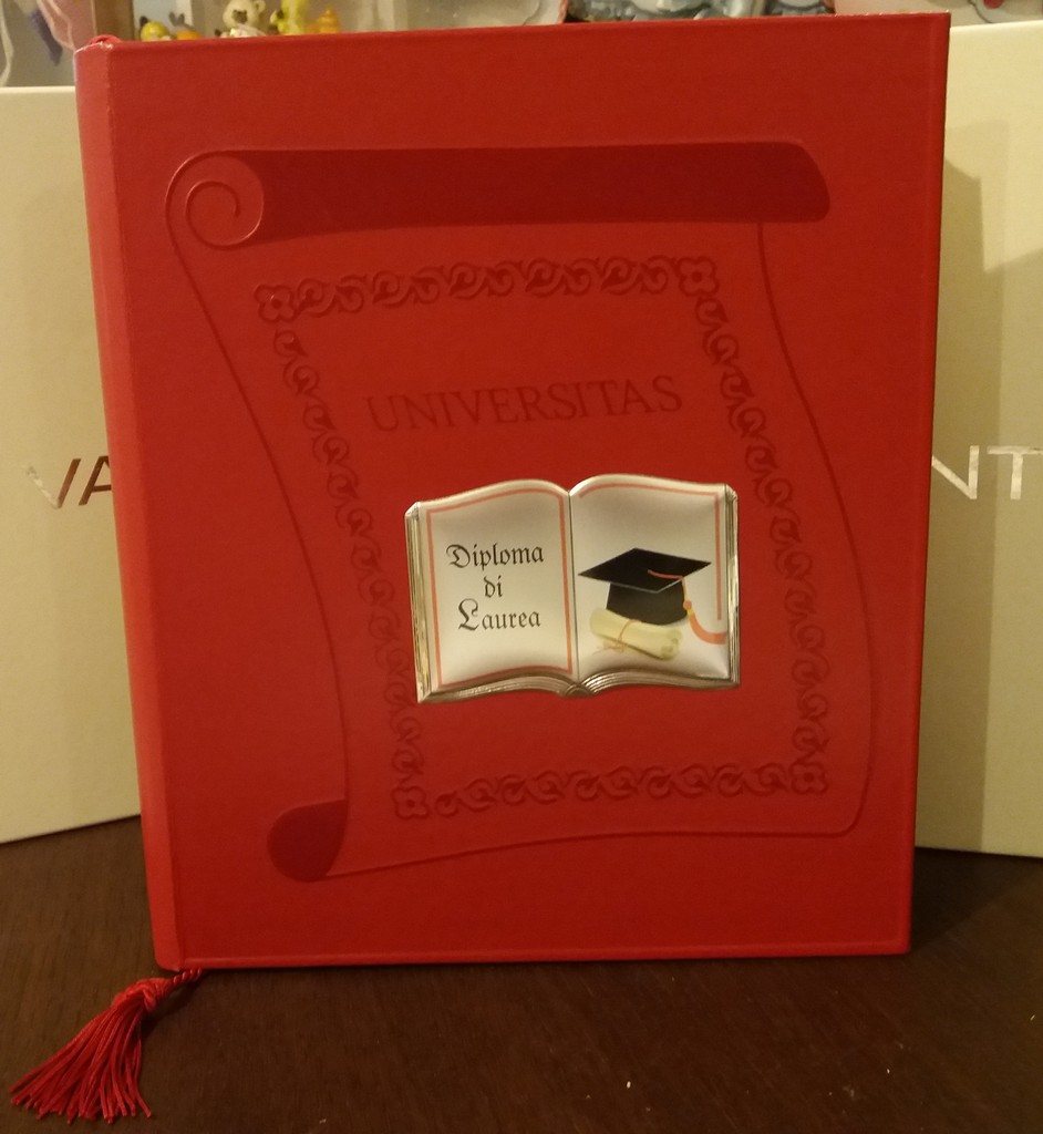 Album laurea valenti con libro laurea