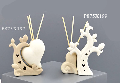 Bomboniera profumatore ramo cuore con led