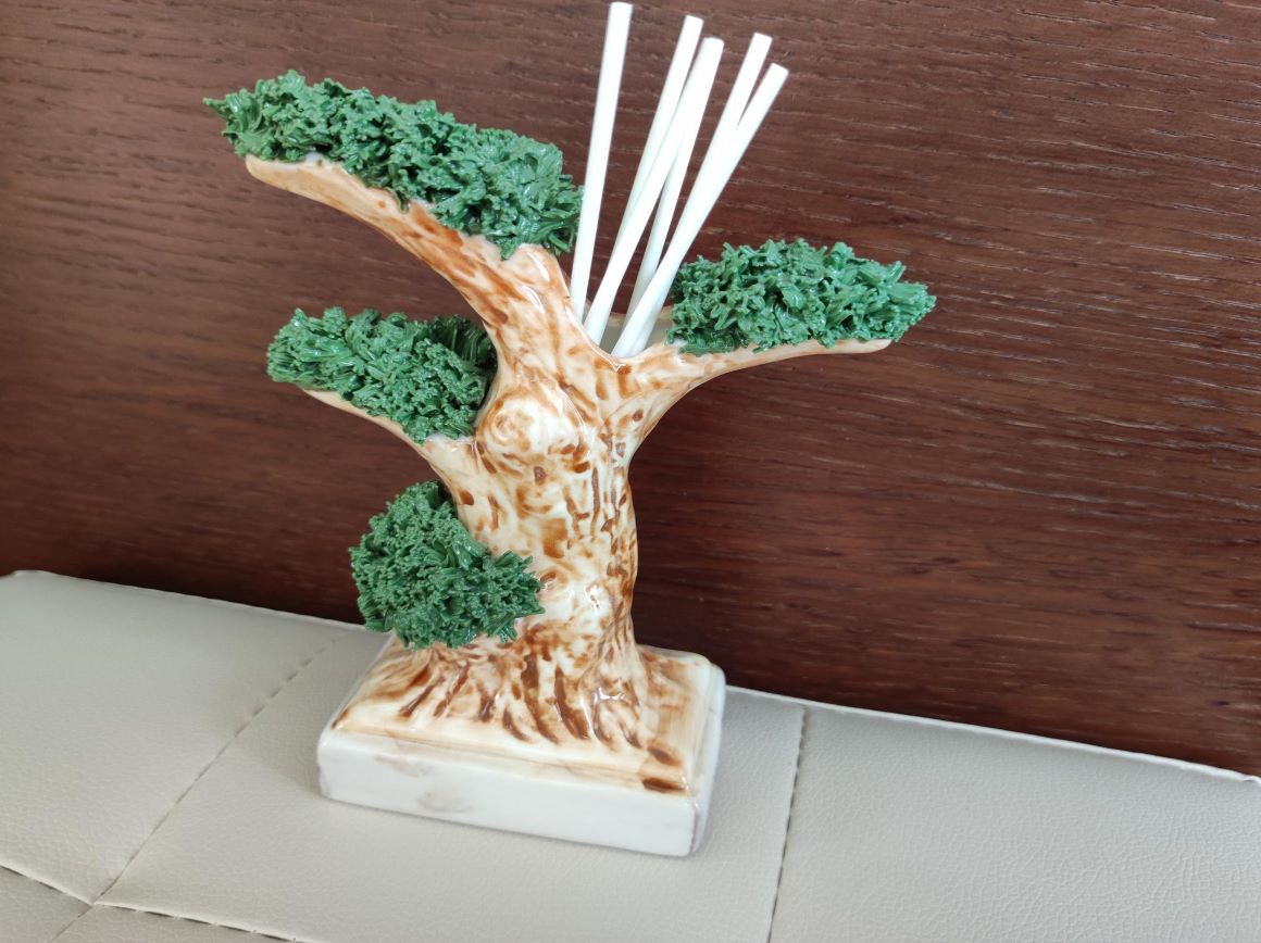 Bomboniera profumatore albero con muschio verde