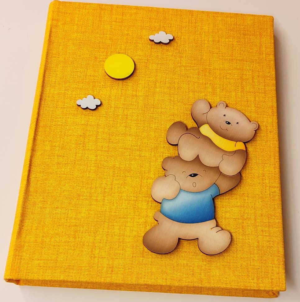 Album con orsetti in legno Album con orsetti in legno