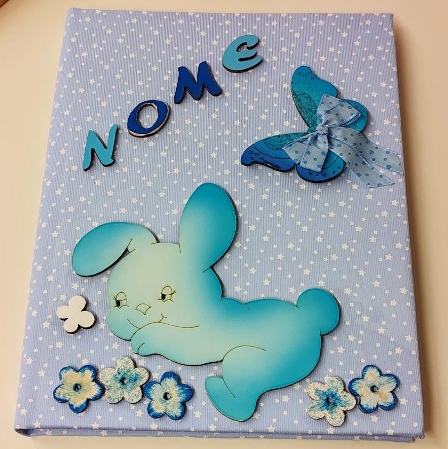 Album celeste personalizzabile con nome Album celeste personalizzabile con nome