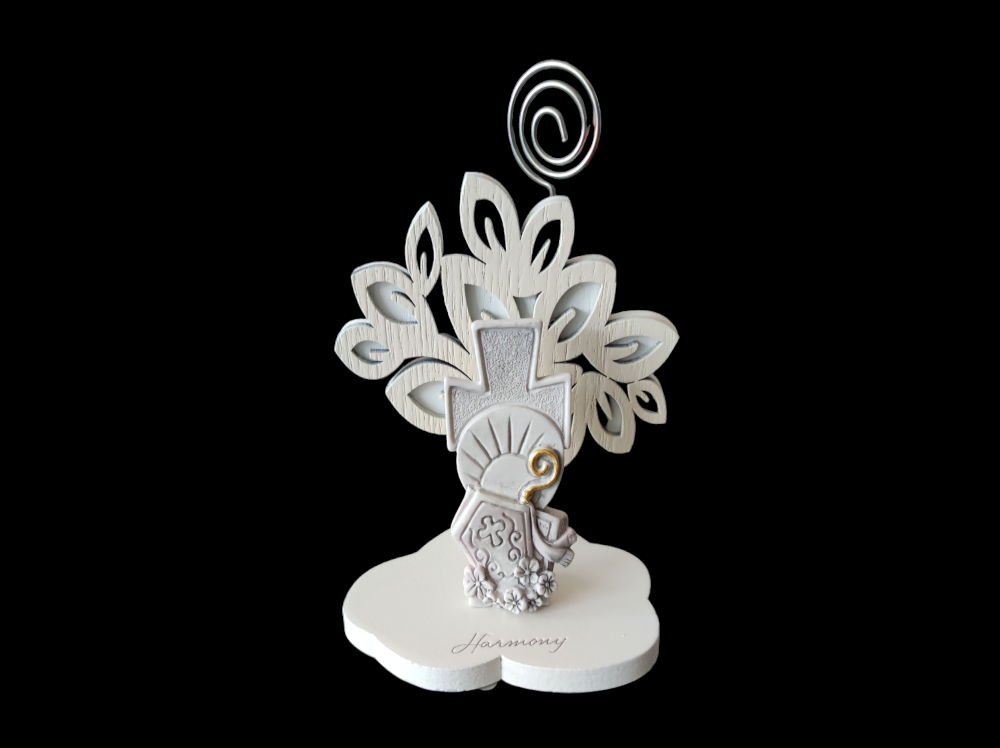 Bomboniera albero clip con croce cresima