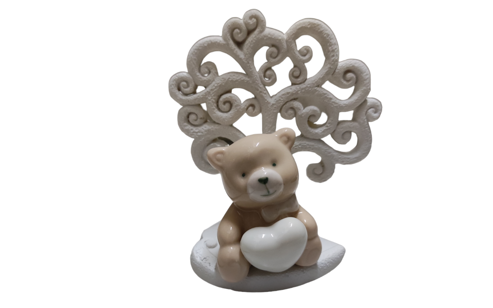 Bomboniera albero della vita con orsetto