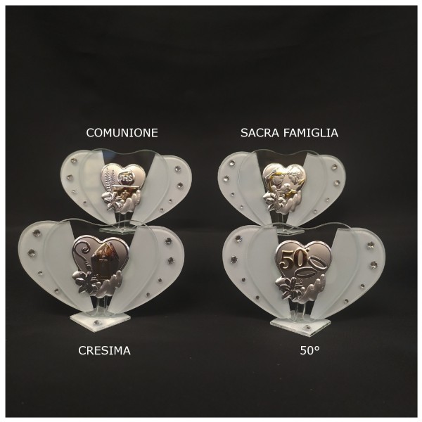 Bomboniera cuore anniversario cresima comunione