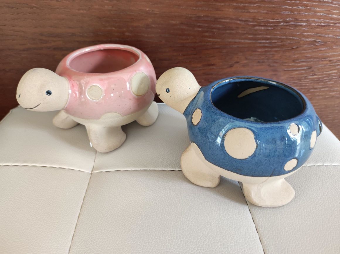 Bomboniera vaso porta pianta tartaruga