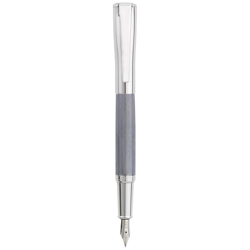 Penna stilografica argento