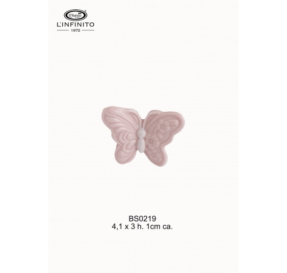 Bomboniera magnete farfalla rosa