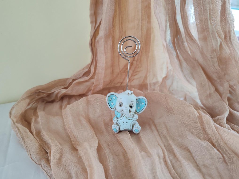 Bomboniera segnaposto elefante clip