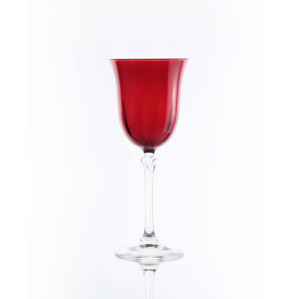 Set calici dovy rosso rubino Set calici dovy rosso rubino
