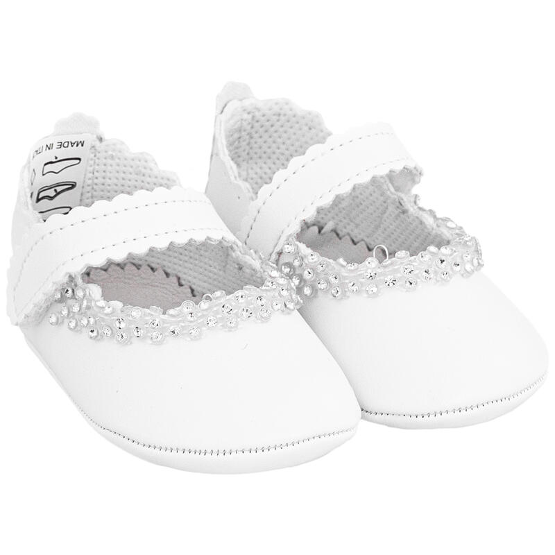 Scarpe bimba con strass