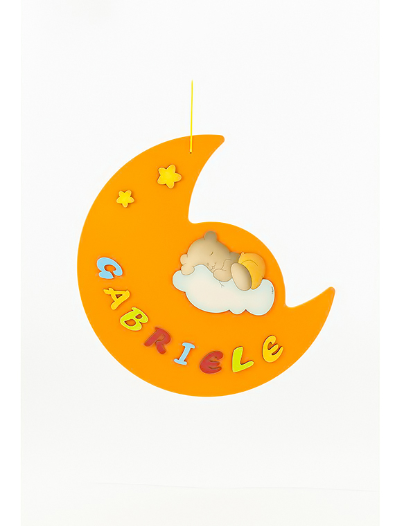 Luna in legno personalizzabile per bimbi Luna in legno personalizzabile per bimbi