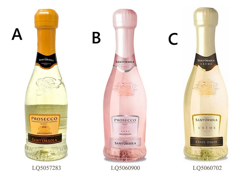 Bomboniera mini prosecco sant'orsola