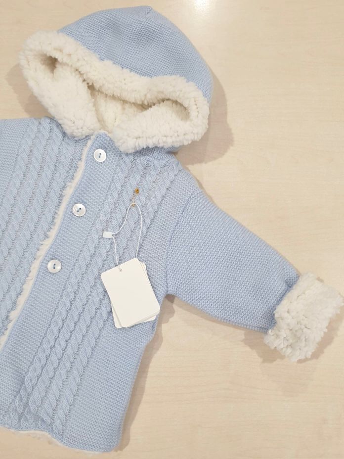 Cappotto baby con pelliccia