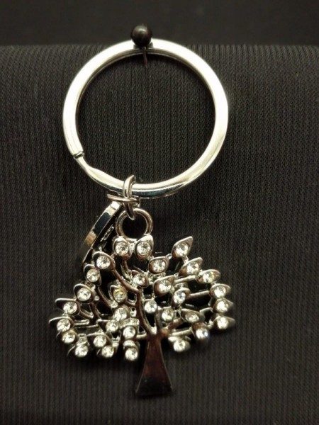 Bomboniera portachiavi albero della vita con strass