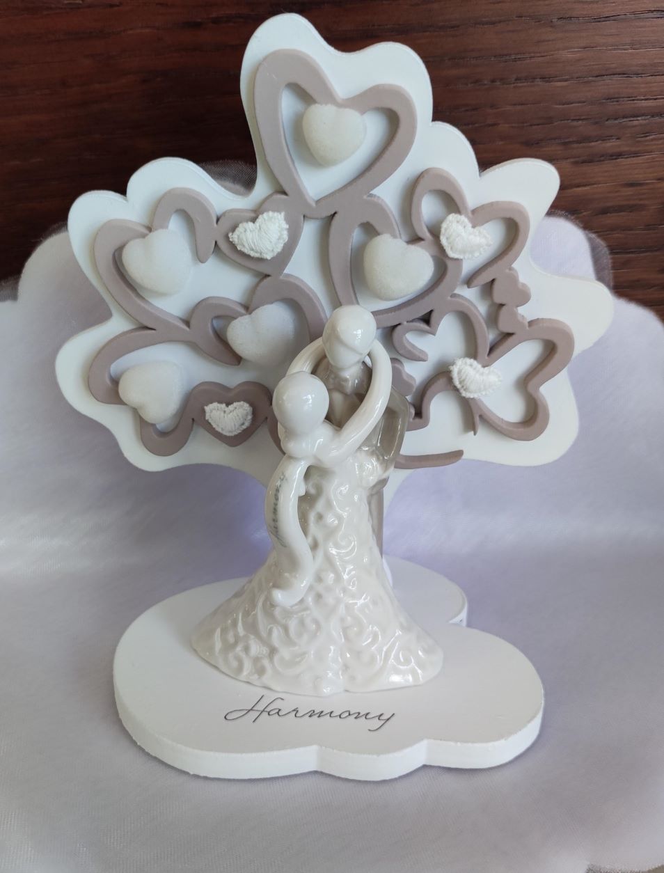 Bomboniera albero con coppia sposi harmony