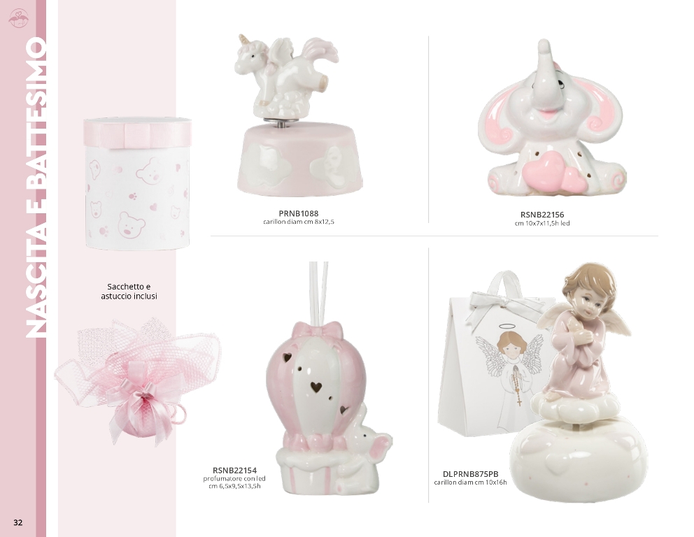 Bomboniera elefante con led harmony