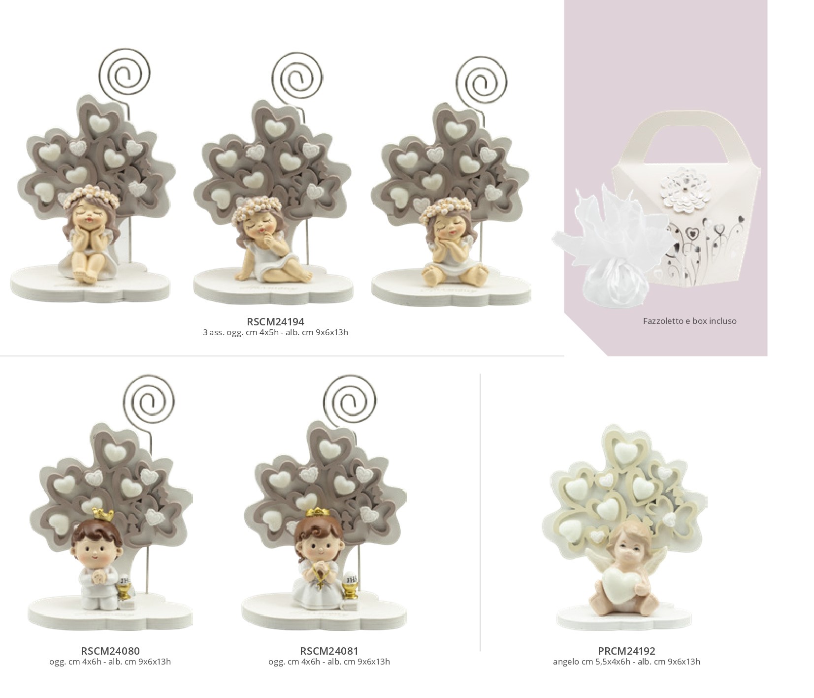 Bomboniera clip albero della vita bimba con fiori harmony