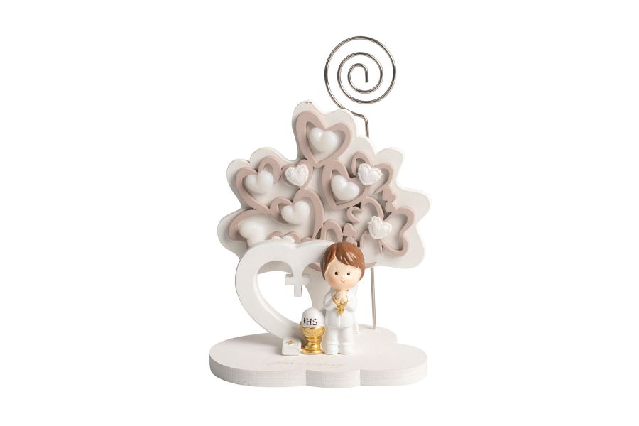 Bomboniera comunione albero con clip