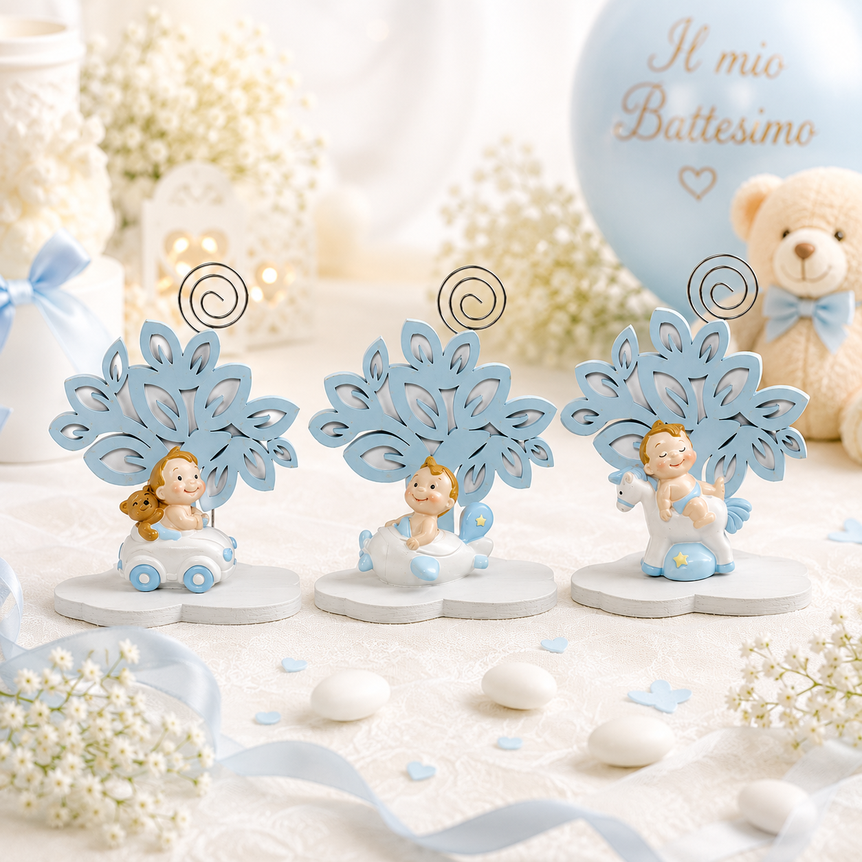 Harmony Bomboniera clip albero con bimbo o bimba