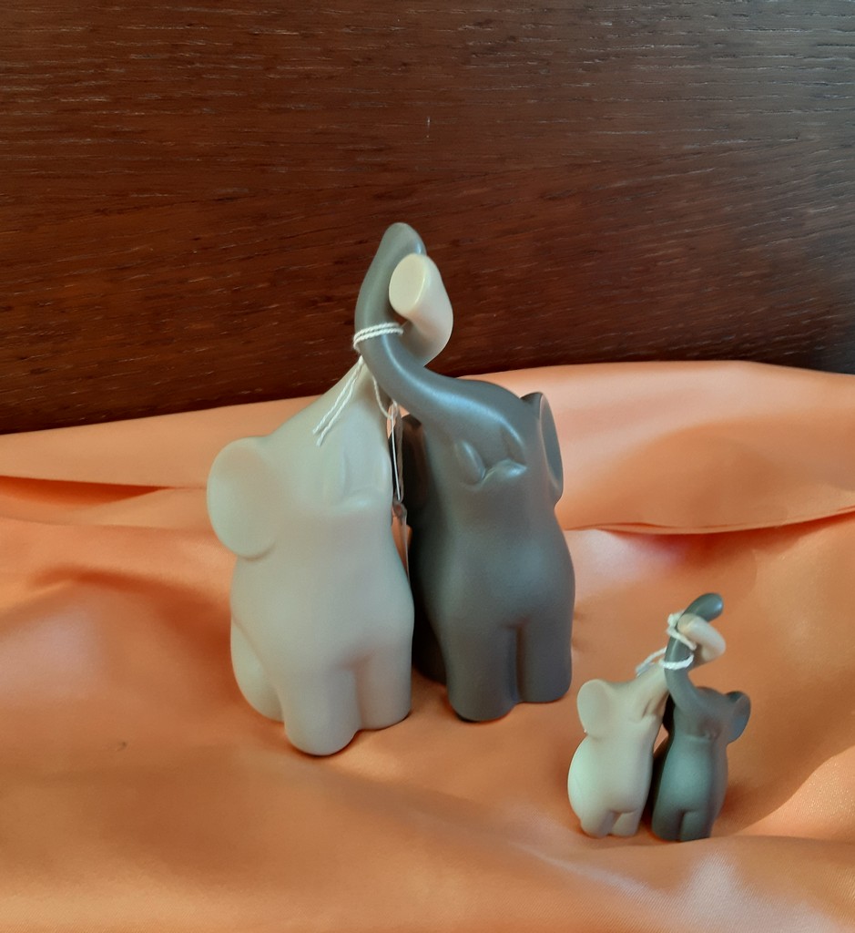 Bomboniera coppia elefanti piccoli