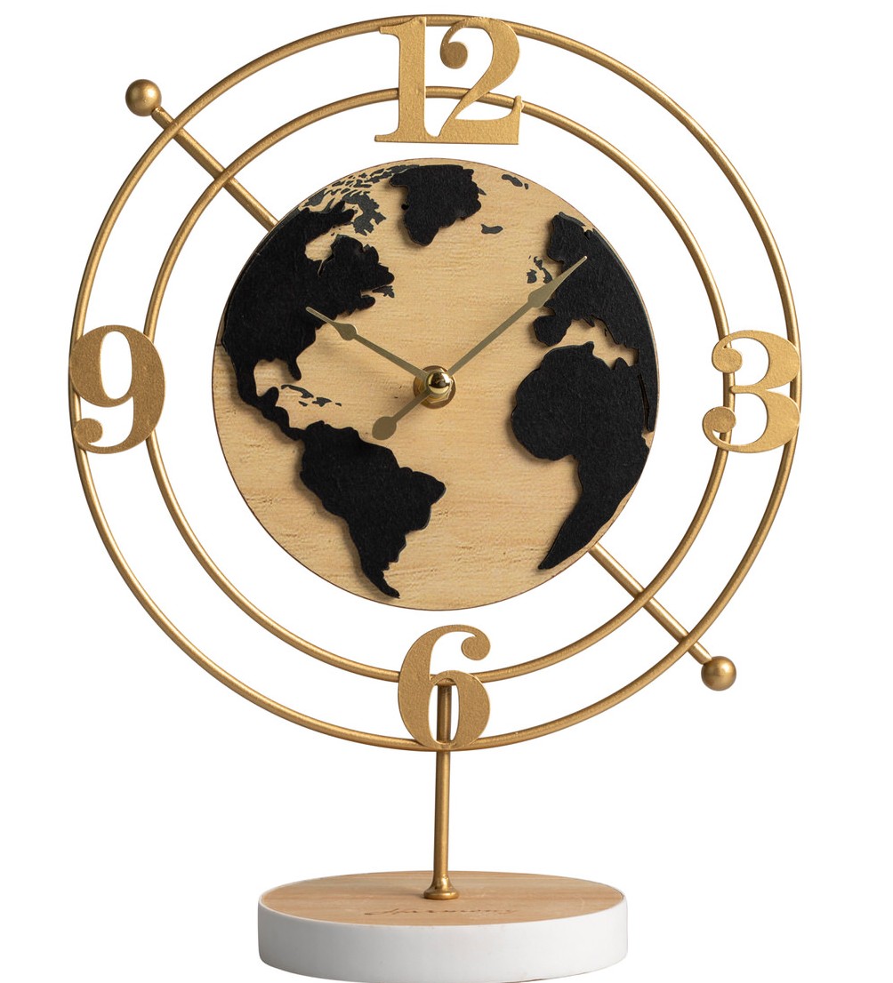 Bomboniera orologio mappamondo harmony