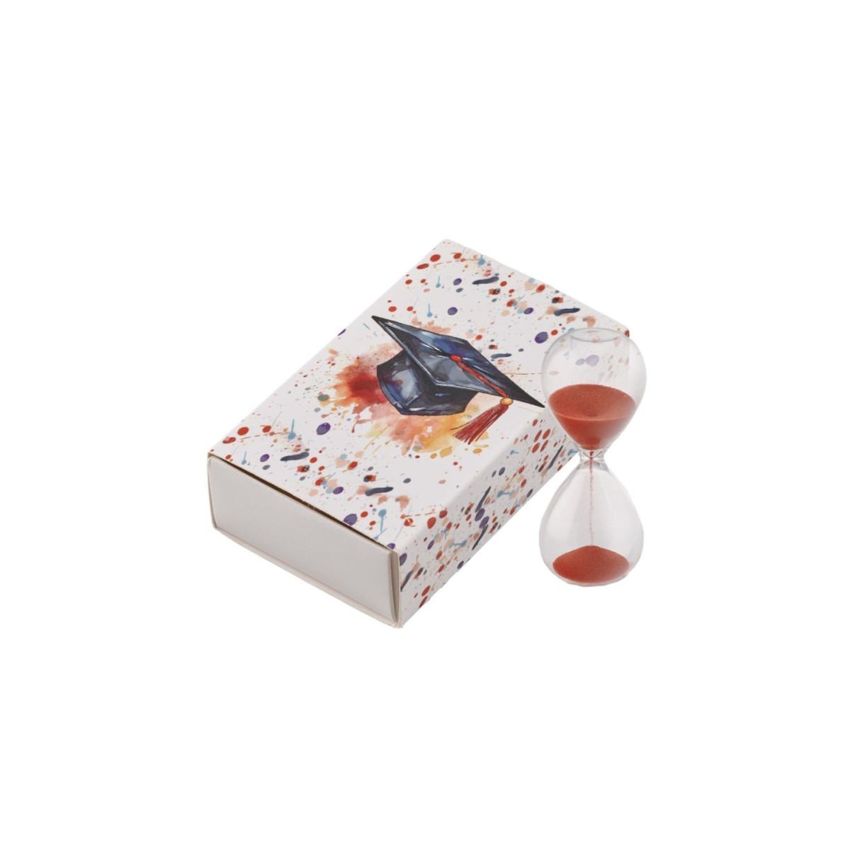 Bomboniera scatola degustazione confetti con apribottiglie clessidra
