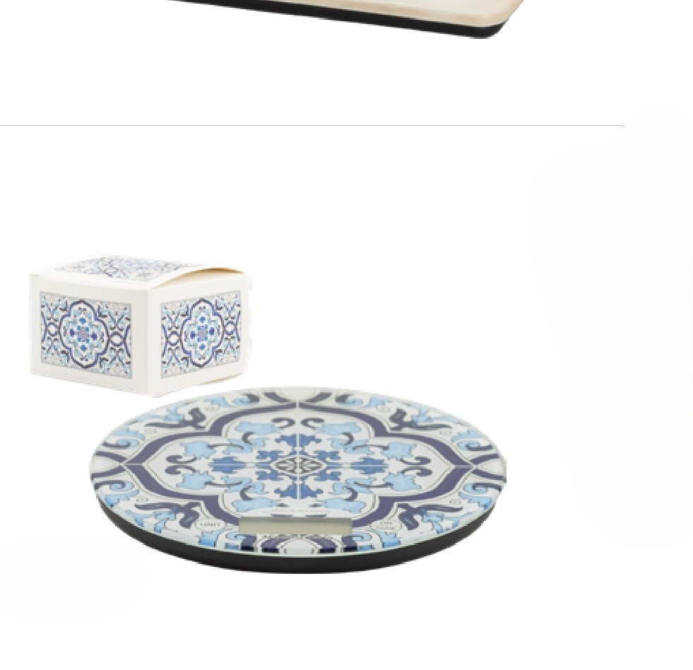 Bomboniera bilancia maioliche blu in offerta