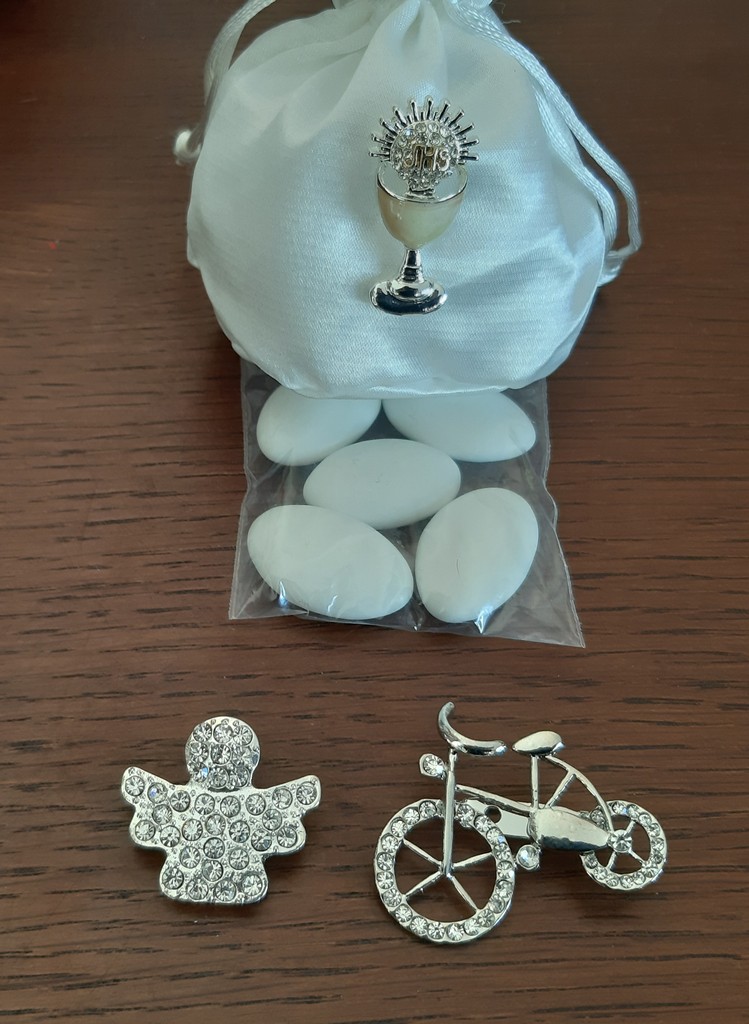 Bomboniera spilla con strass