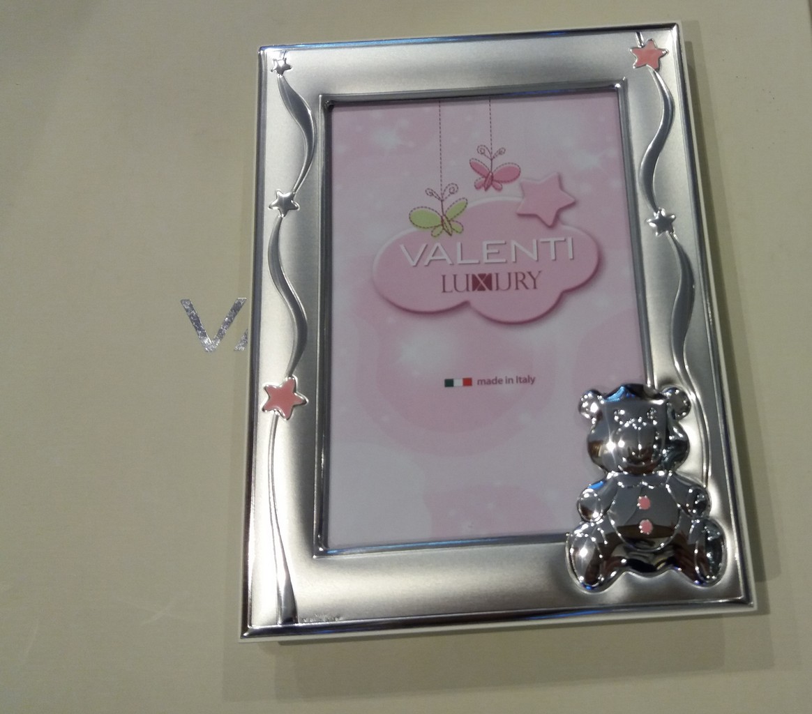 Portafoto in argento valenti rosa Portafoto in argento valenti rosa