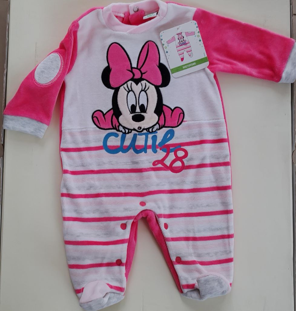 Tutina bimba minnie righe
